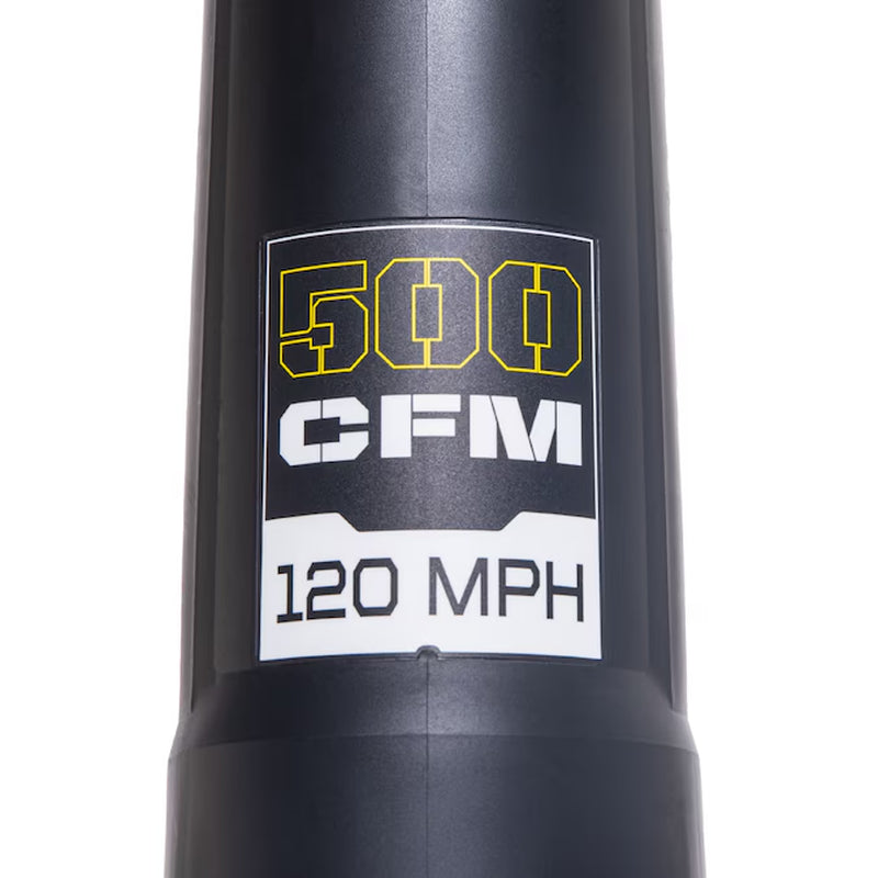 24-Volt 500-CFM 120-MPH Battery Handheld Leaf Blower 4.0 Ah
