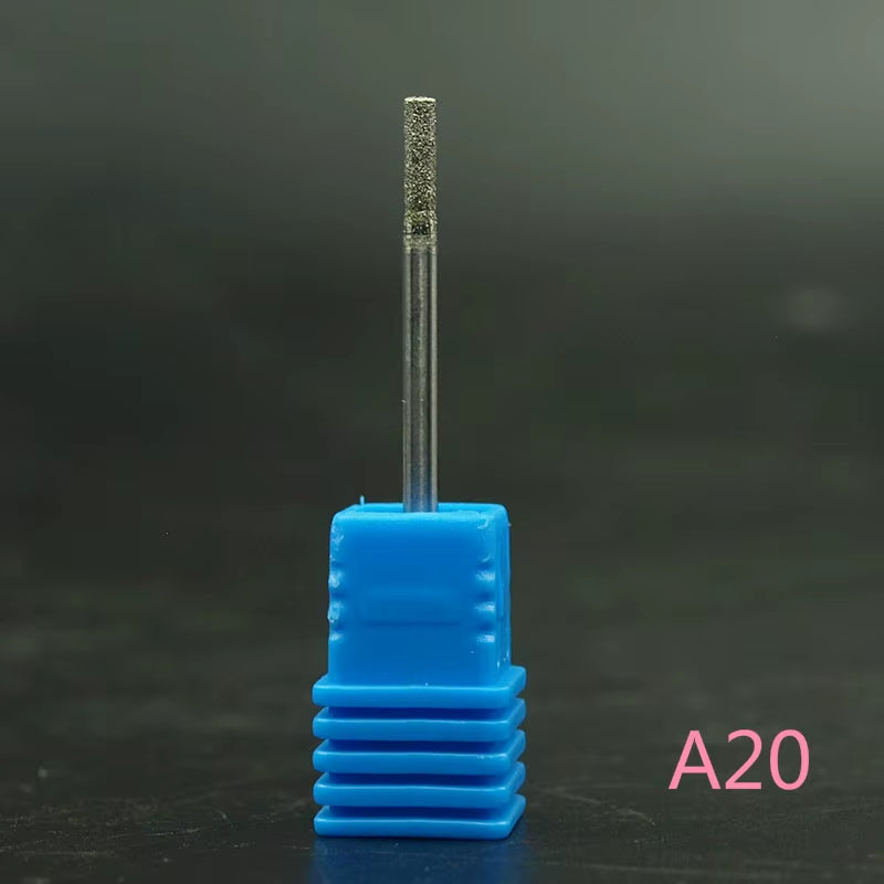 Easynail 3/32" Diamond Nail Drill Milling Nail Cutter Electric Nail Drill Bit for Manicure Drill Bits Accessories Nail Drill