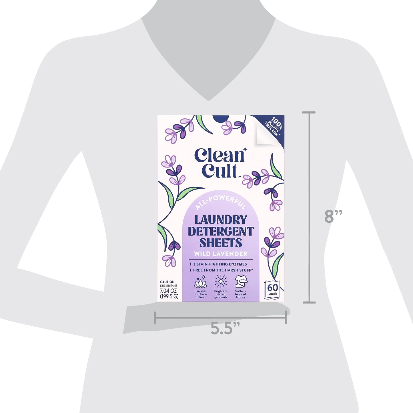 Laundry Detergent Sheets, Wild Lavender Scent, 60 Count