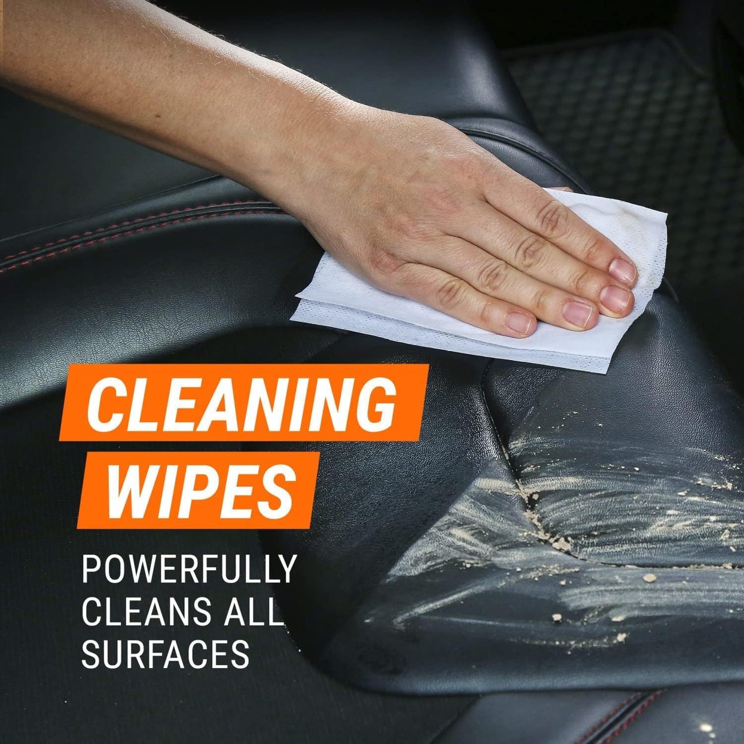 Protectant Wipes and Glass Wipes, Car Cleaning Wipes and Car Glass Wipes, 30 Count Each, 2 Pack