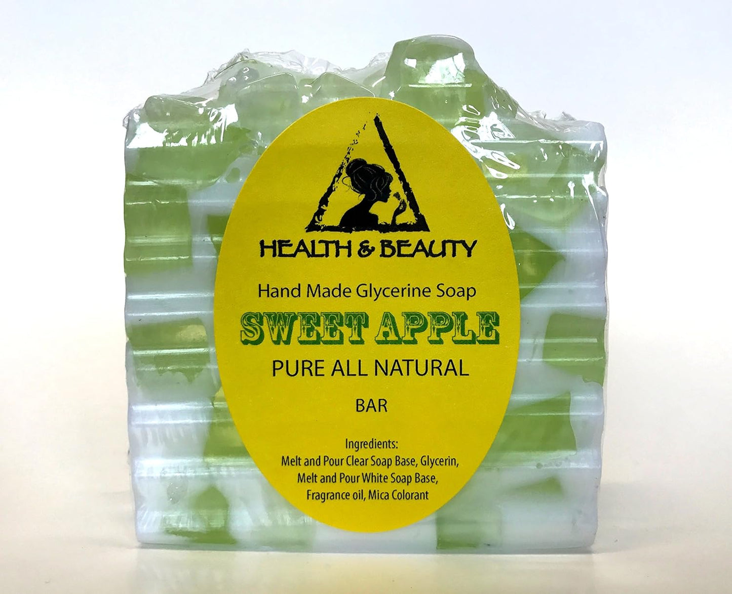 Sweet Apple Soap Bar Hand Made Natural Relaxing Calming Moisturizing Body and Skin 100% Pure