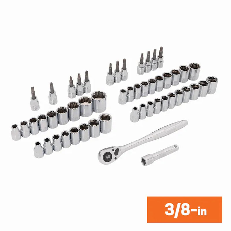 297 -Piece Standard (SAE) and Metric Mechanics Tool Set with Hard Case