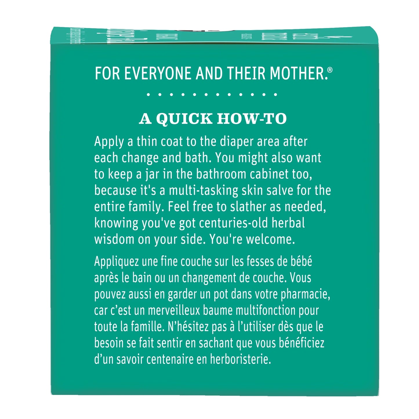 Organic Diaper Balm, Diaper Cream for Newborns, Infants, & Toddlers, 4 Fl Oz.