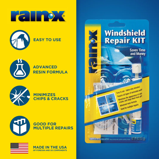 Windshield Repair Kit, Saves Time and Money by Repairing Chips and Cracks - 600001