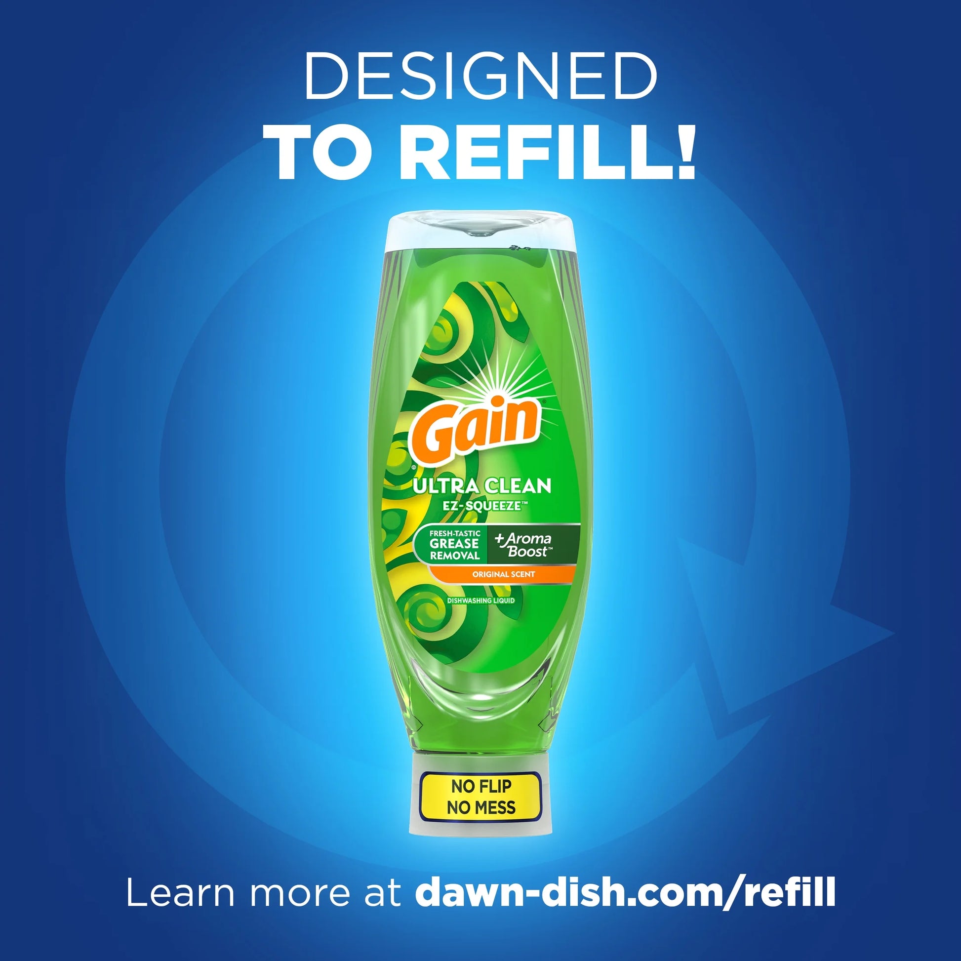 Ez-Squeeze Dishwashing Liquid Dish Soap, Original Scent, 14.70 Fl Oz