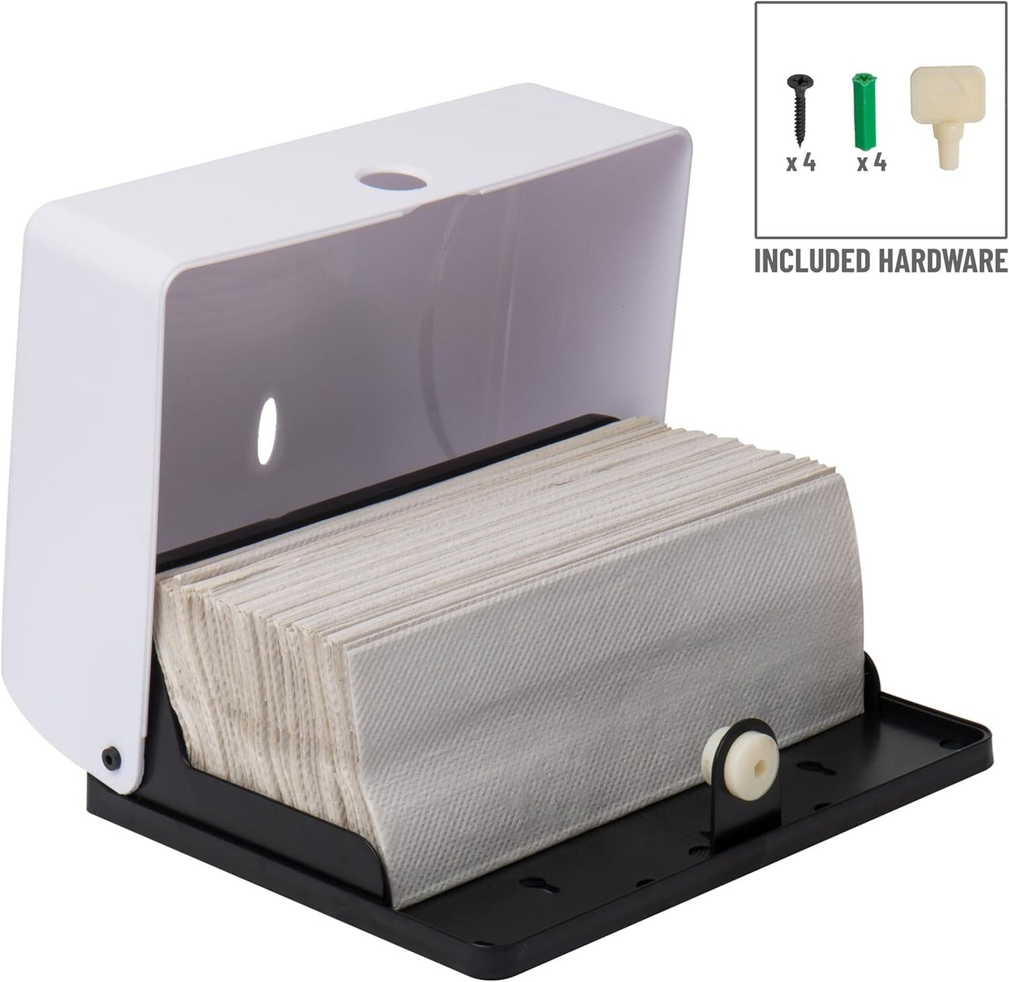 Paper Towel Dispenser C-Fold &M-Fold Towels Bathroom Kitchen Restroom Wall Mount