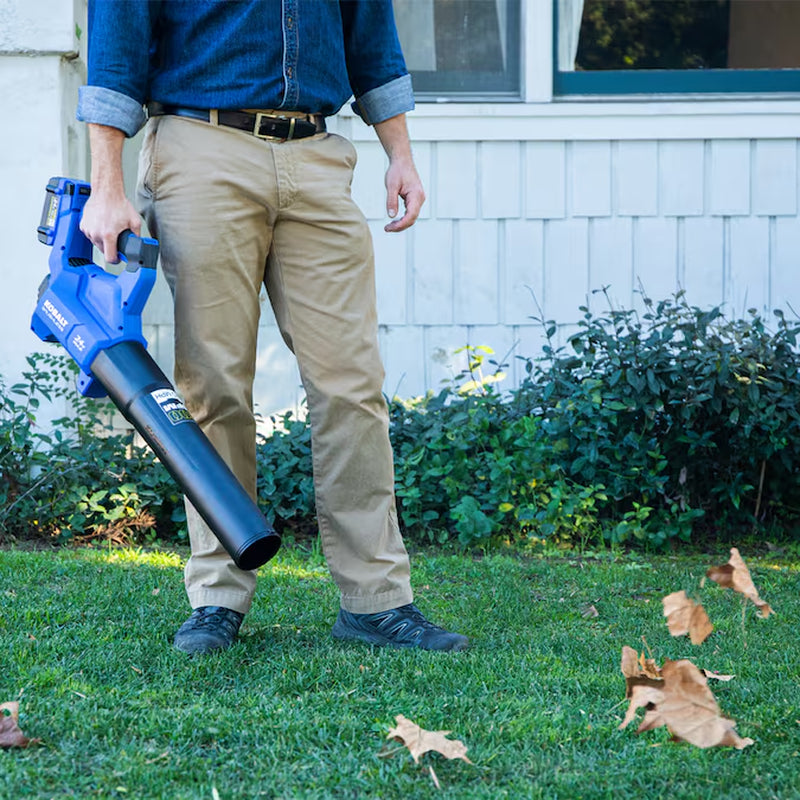 24-Volt 500-CFM 120-MPH Battery Handheld Leaf Blower 4.0 Ah