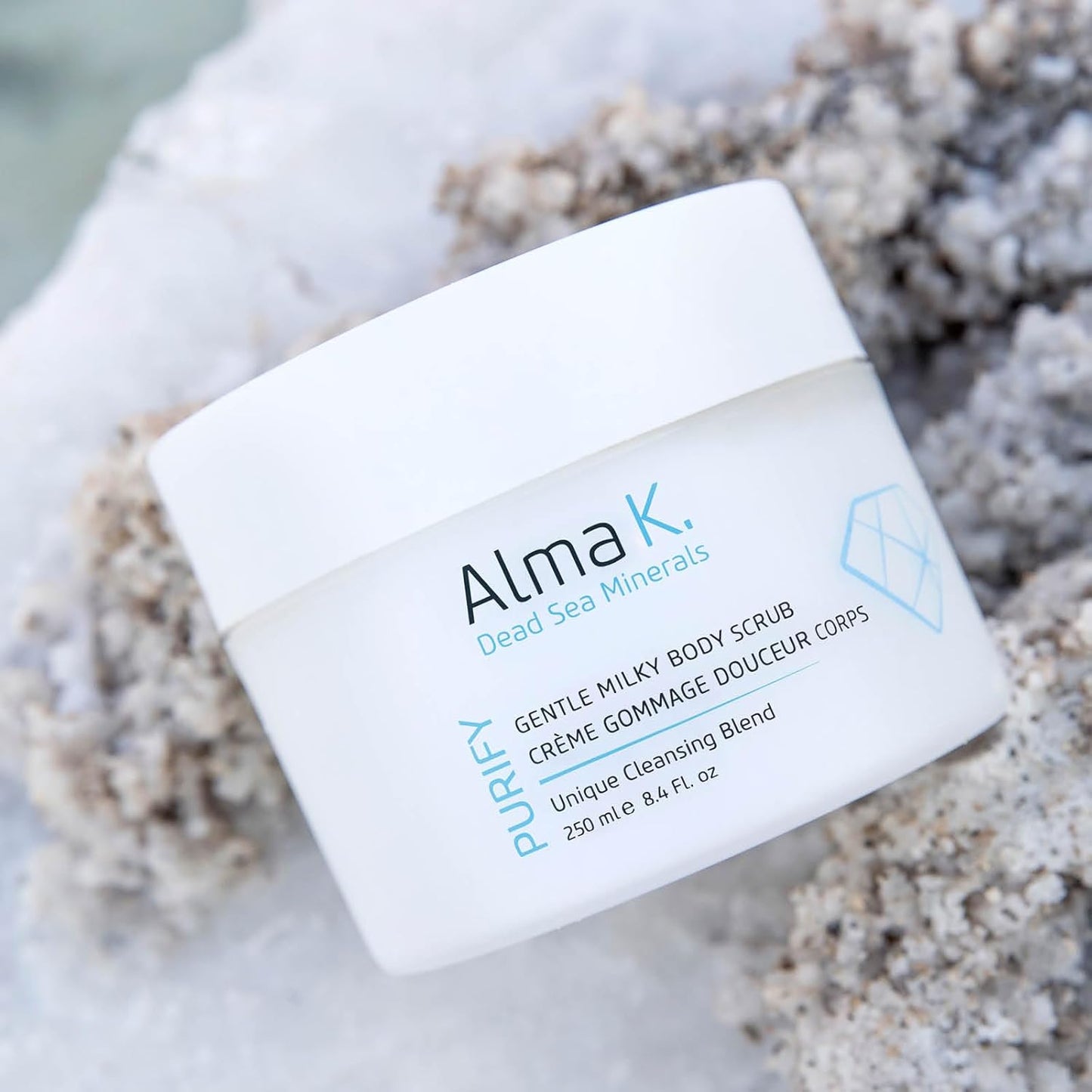 Gentle Milky Body Scrub - Exfoliating Body Scrub - Body Exfoliator - Shower Scrub with Shea Butter - Exfoliating Scrub for Women - 8.4 Oz