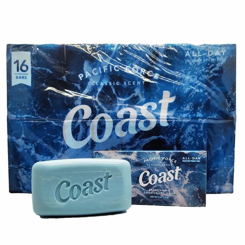 NEW Refreshing Deodorant Soap Bar -4 Oz- 16 Bars, Men'S Soap, Adult Soap, All S