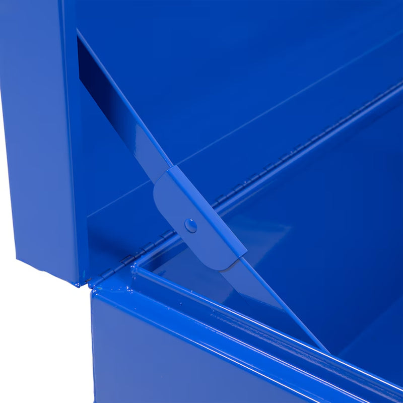19-In W X 32-In L X 18-In H Blue Steel Jobsite Box