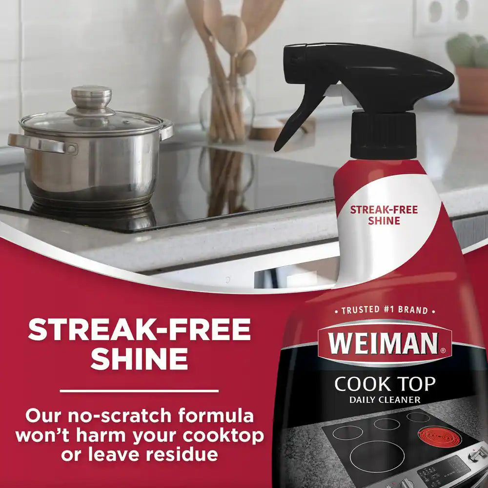 22 Oz. Stovetop Cleaner for Daily Use Spray and 22 Oz. Stainless Steel Cleaner and Polish Spray