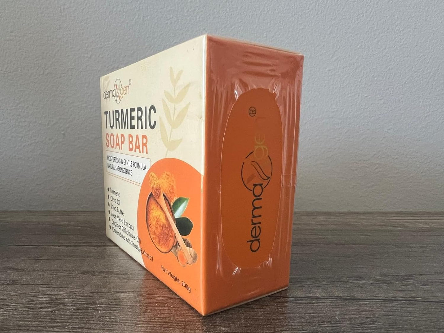 Organic Turmeric Soap Bar for Face & Body – Pure Turmeric Soap Bar for Acne, Scars, Uneven Tone, Blemish Control, Sun Damage & Age Spots – Handcrafted Skincare – 7 OZ