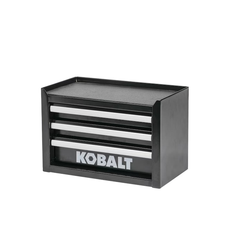 Portable Mini Toolbox 10.83-In W X 5.91-In H X 5.91-In D 2 -Drawer Teal Steel Tool Box