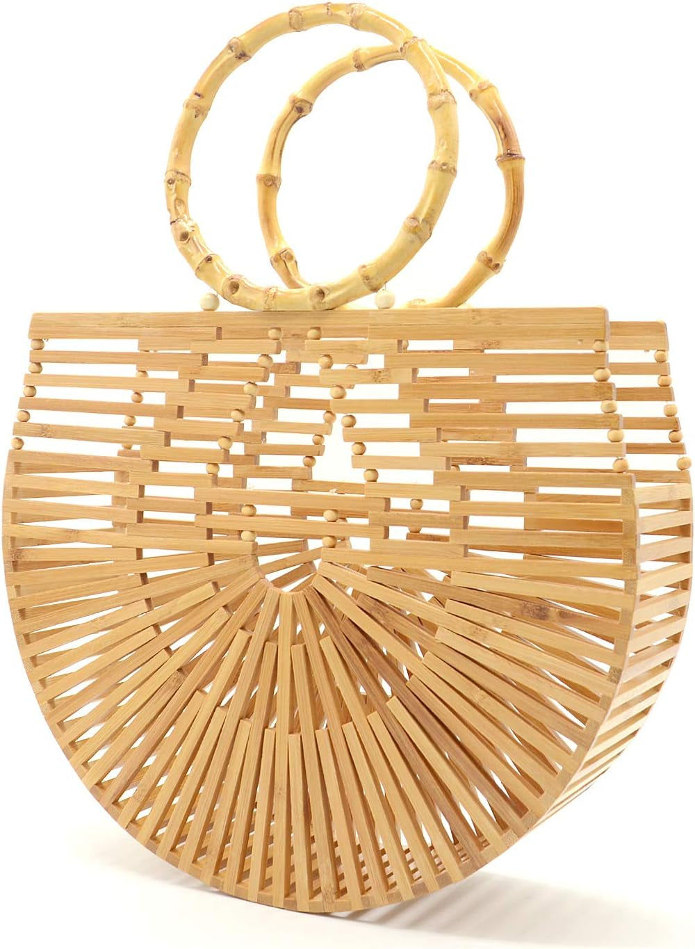 Womens Bamboo Handbags Handmade Purses Tote Bag