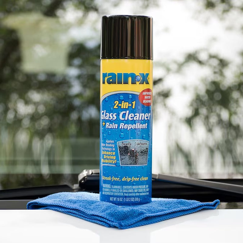 18 -Oz Aerosol Spray Glass Cleaner