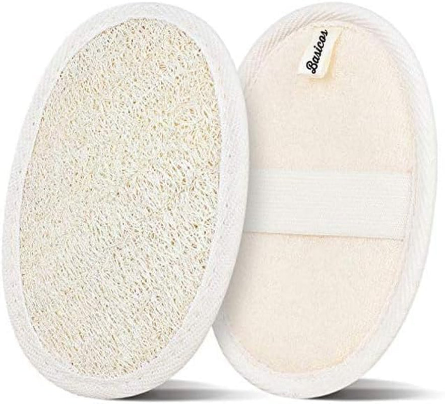 Bar Soap for Washing Hands and Body, Mild for Skin, Bulk Pack of 8 Bars- 3.15 Ouce Each. plus 1 Loofah Sponge Pad (Shea Butter)