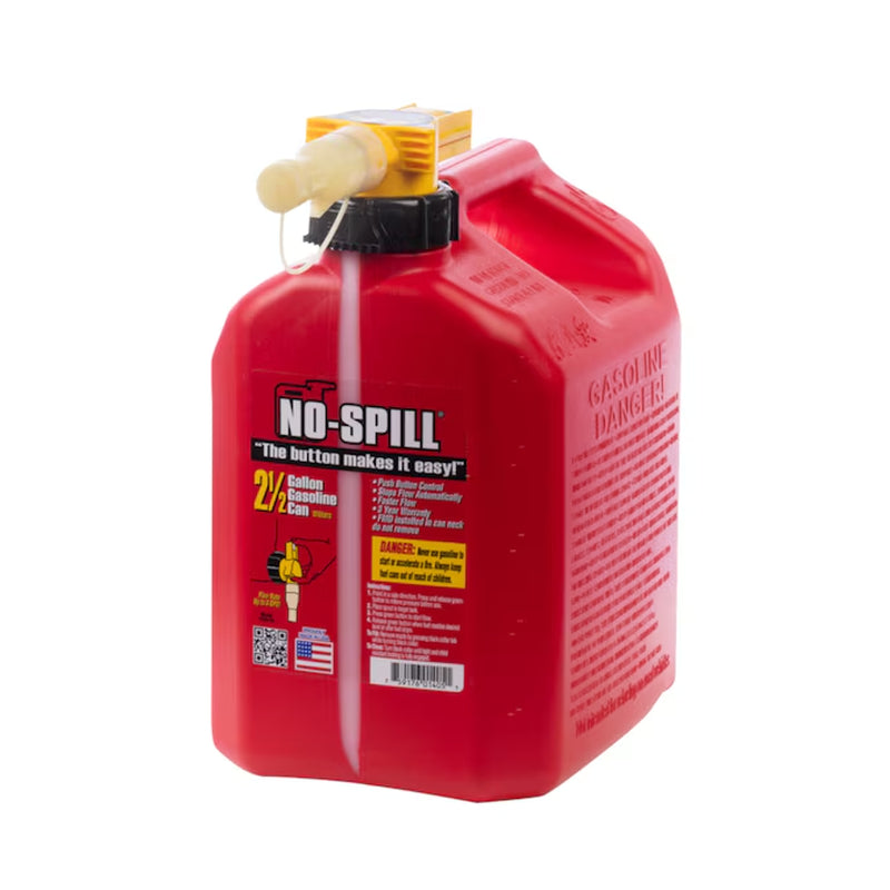 2.5-Gallon Plastic Gasoline Can
