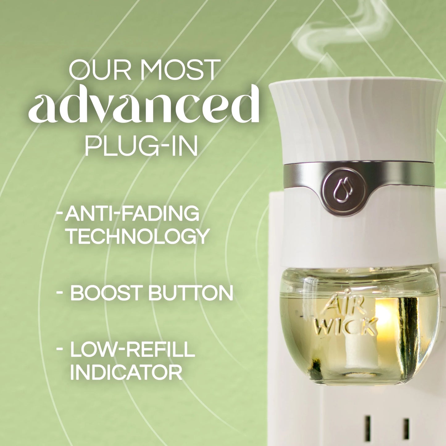 (2 Pack) Advanced Plug-In Scented Oil Air Freshener Warmer Device, 1 Count