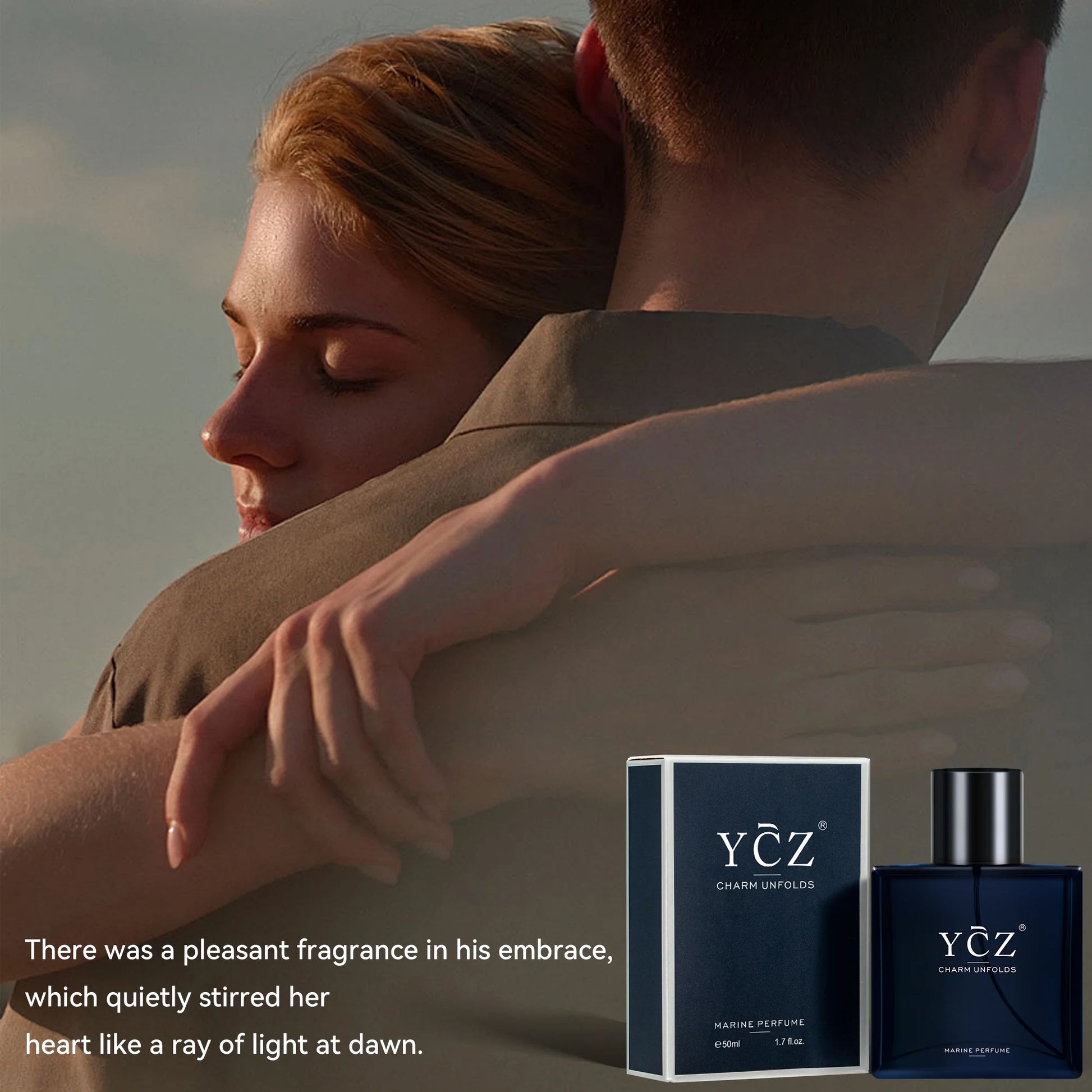 Charm Unfolds Marine Perfume for Men, 1.7 Oz. Long Lasting Eau De Parfum Cologne for Men, Oriental Woody Fragrance - Ideal Special Occasions, Making It the Ideal Gentlemen’S Gift (2-Pack).
