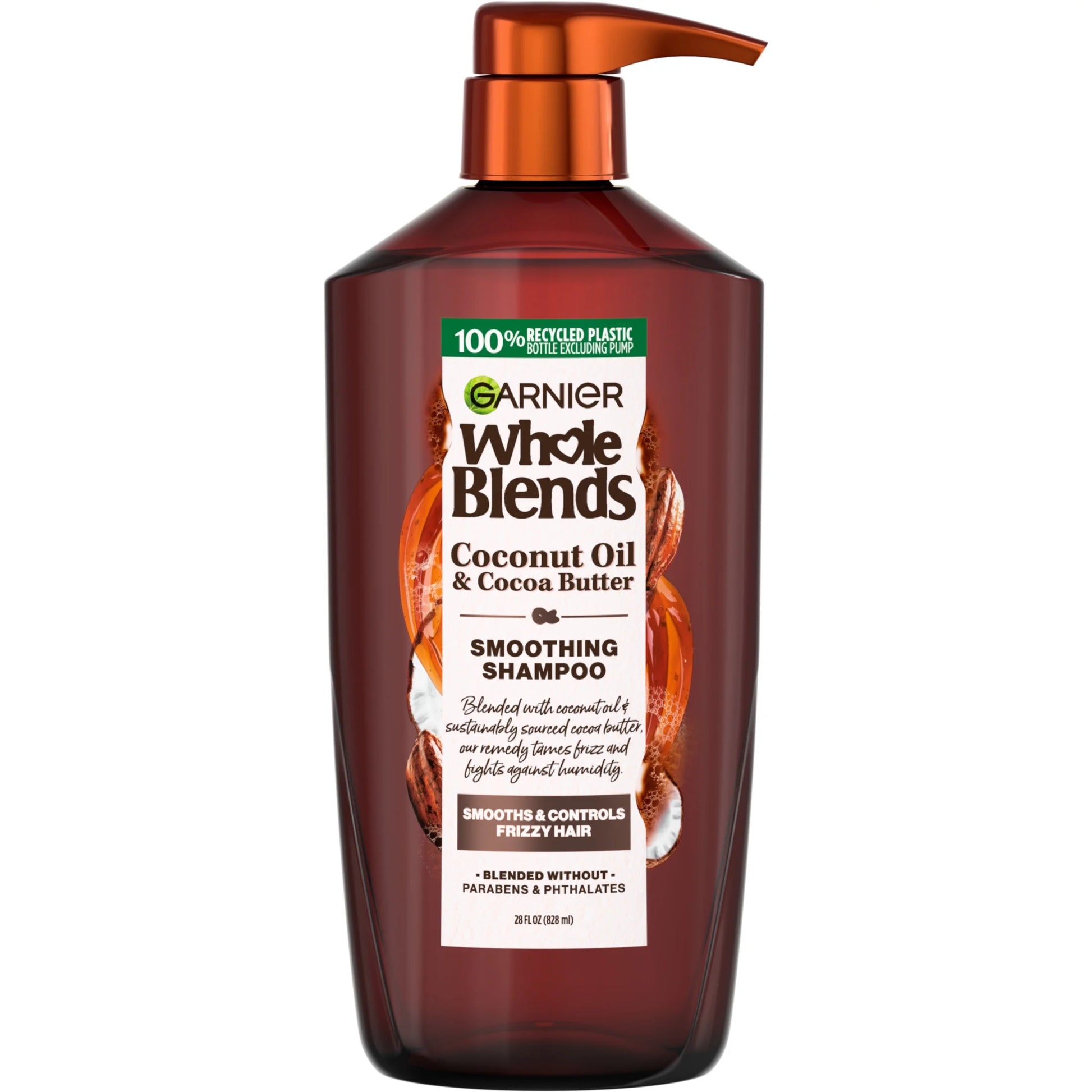 Whole Blends Frizz Control Shampoo, Coconut Oil Cocoa Butter, All Hair Types 28 Fl Oz