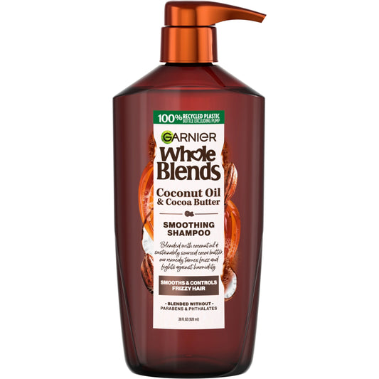 Whole Blends Frizz Control Shampoo, Coconut Oil Cocoa Butter, All Hair Types 28 Fl Oz