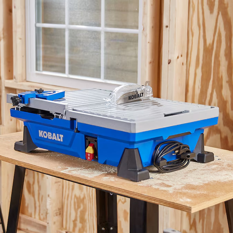6 -Amp 7.0-In -Blade Wet Tabletop Sliding Table Tile Saw