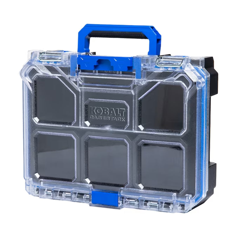 CASESTACK 10.14-In W X 13.4-In H X 5-In D Black Plastic Tool Box