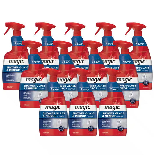 28 Oz. Glass Cleaner Spray for Shower and Mirror (12-Pack)