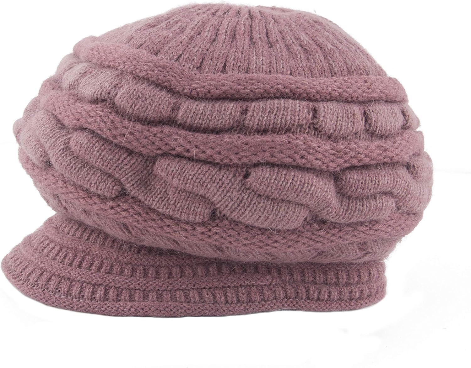 Womens Beanies Winter Warm Hat Crochet Slouchy Beanie Knitted Caps with Visor
