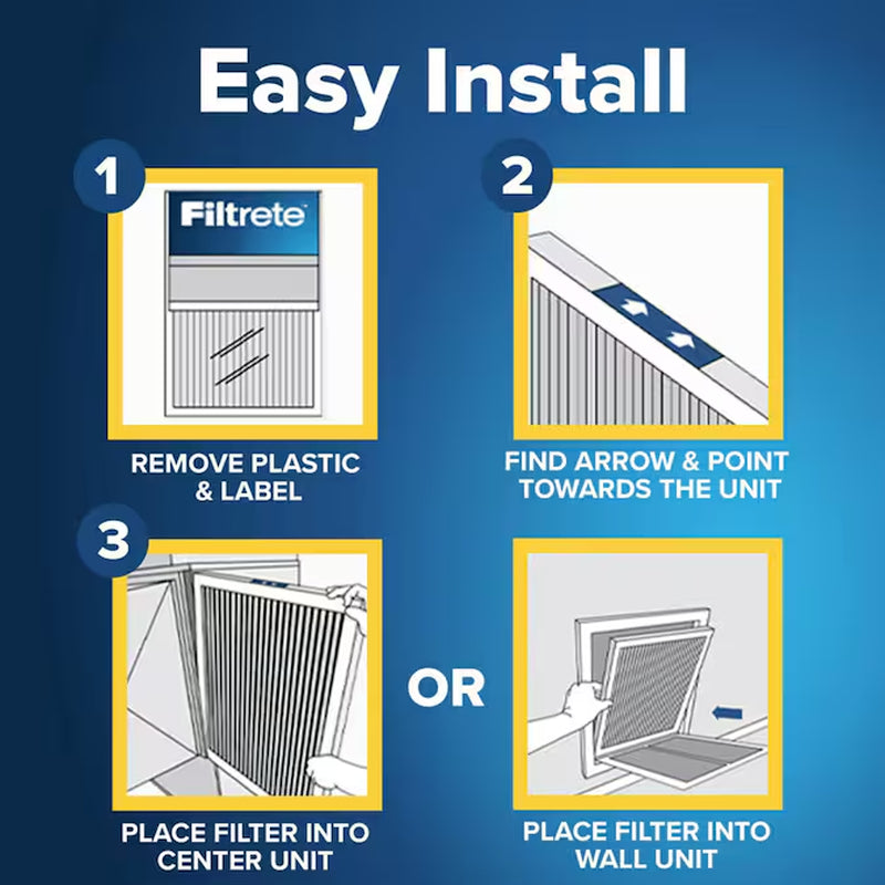 16 X 25 X 1 MERV 1 Basic Flat Air Filter 2 -Pack