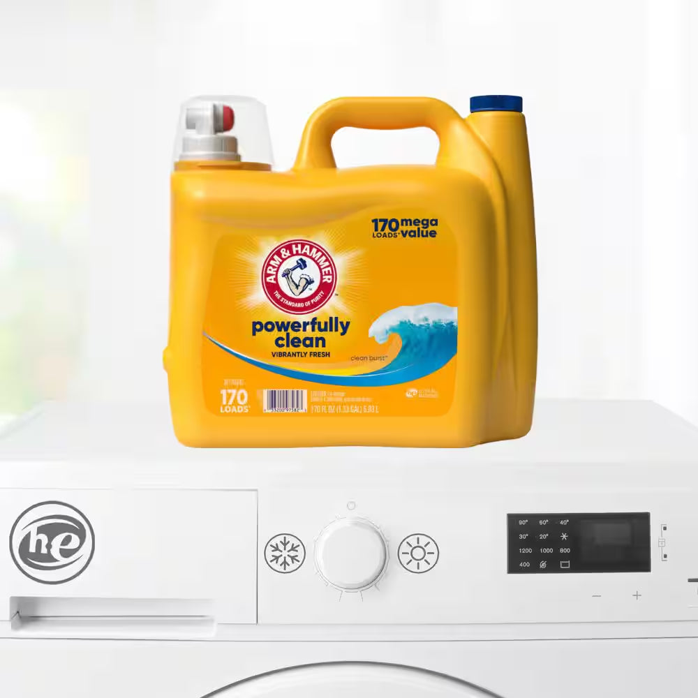 Clean Burst Dual HE Liquid Laundry Detergent, 170-Loads, 170 Fl.Oz.
