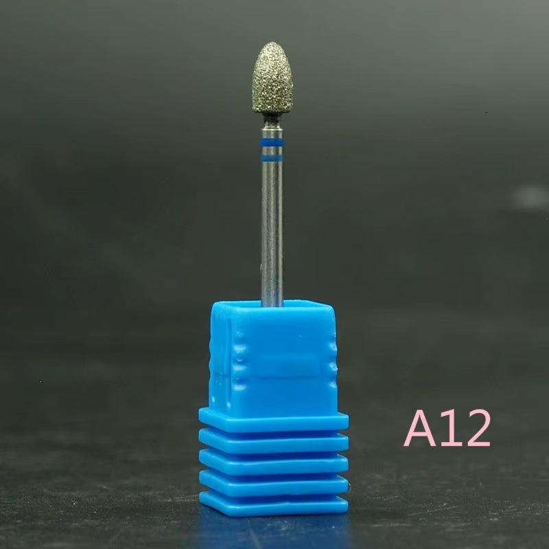 Easynail 3/32" Diamond Nail Drill Milling Nail Cutter Electric Nail Drill Bit for Manicure Drill Bits Accessories Nail Drill