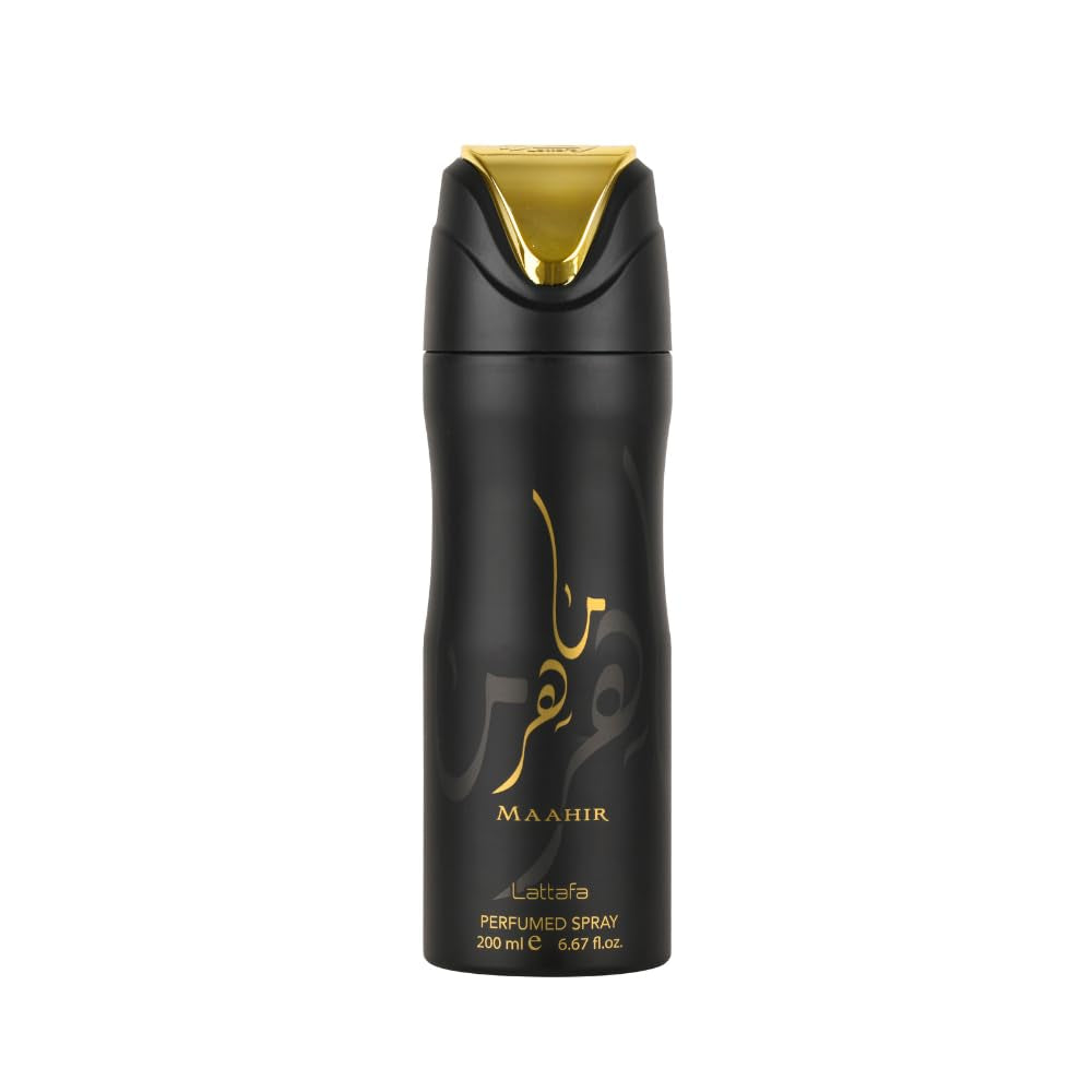 Maahir Perfumed Deodorant Spray, 6.6 Ounce (Unisex)