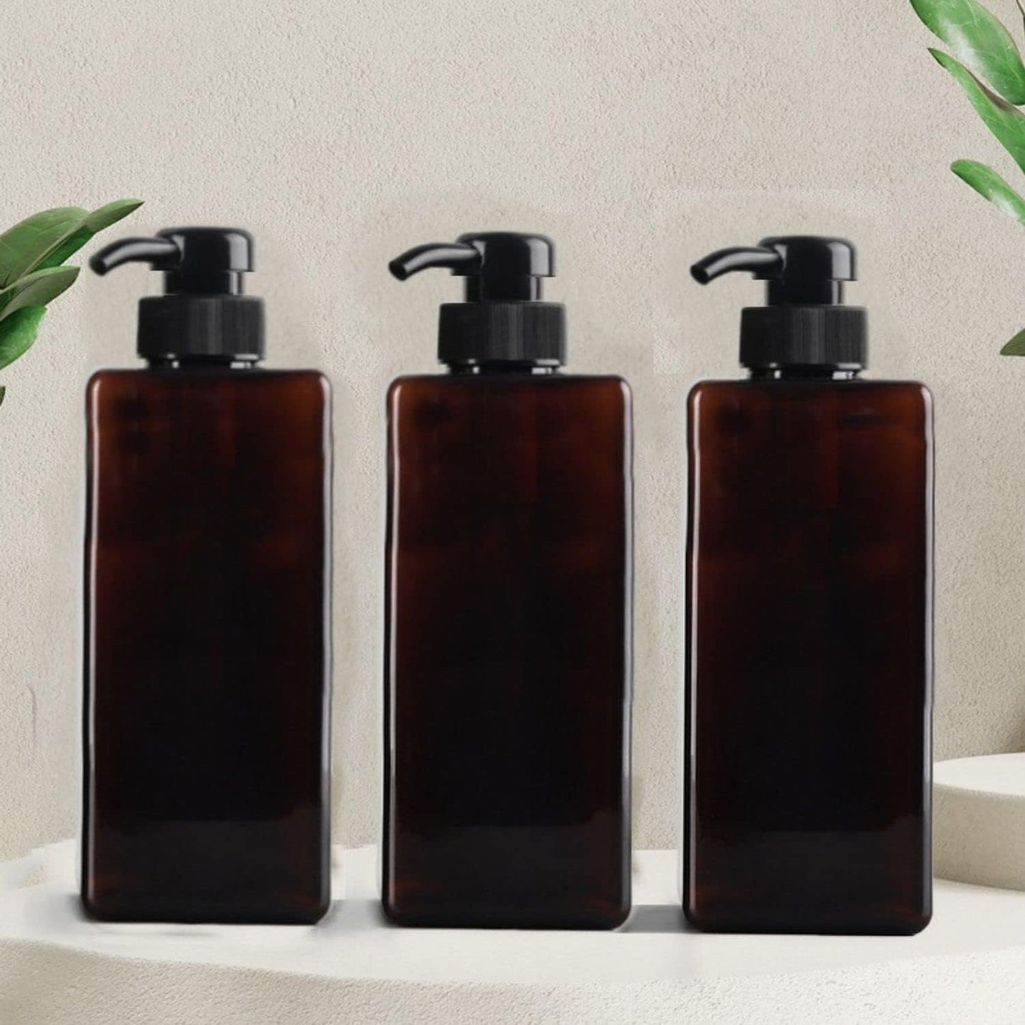 Shampoo and Conditioner Dispenser, Refillable Shampoo and Conditioner Bottles Se