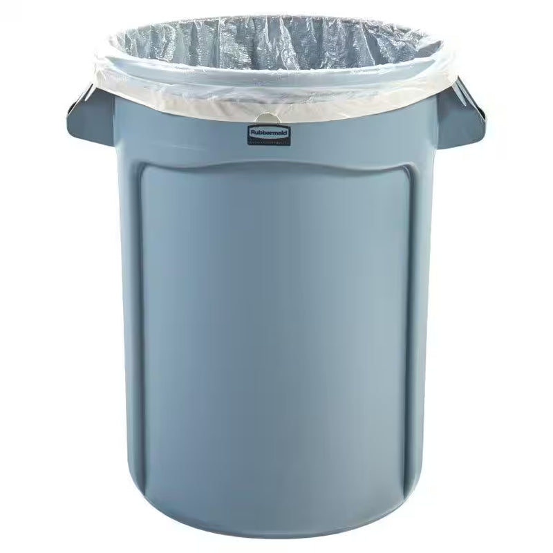 39 Gallon Clear Flex Drawstring Outdoor Trash Bags (50-Count)
