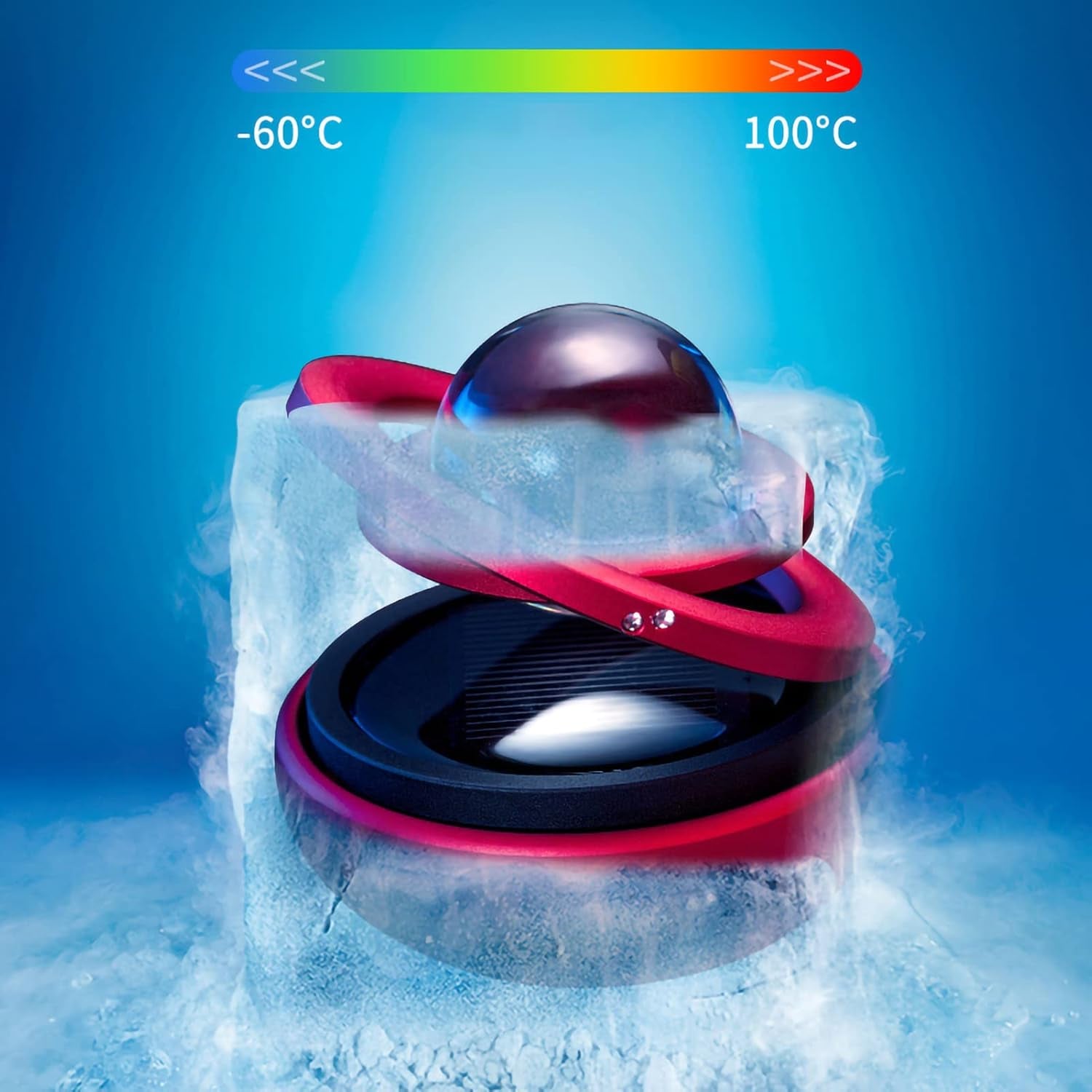 Car Perfume Pendant, Solar Energy Car Perfume, Car Perfume Pendant Galaxy Design Long Lasting Fragrance Solar Energy Rotating Car Aromatherapy Diffuser for Gifts