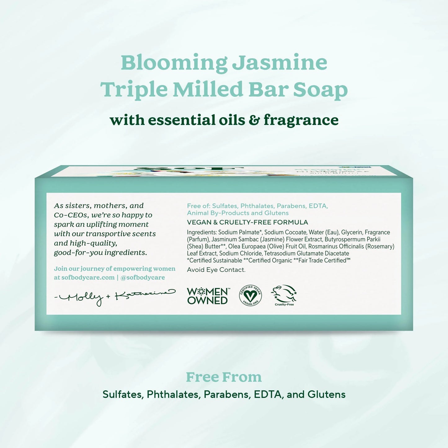 Bar Soap, Blooming Jasmine, 6 Oz