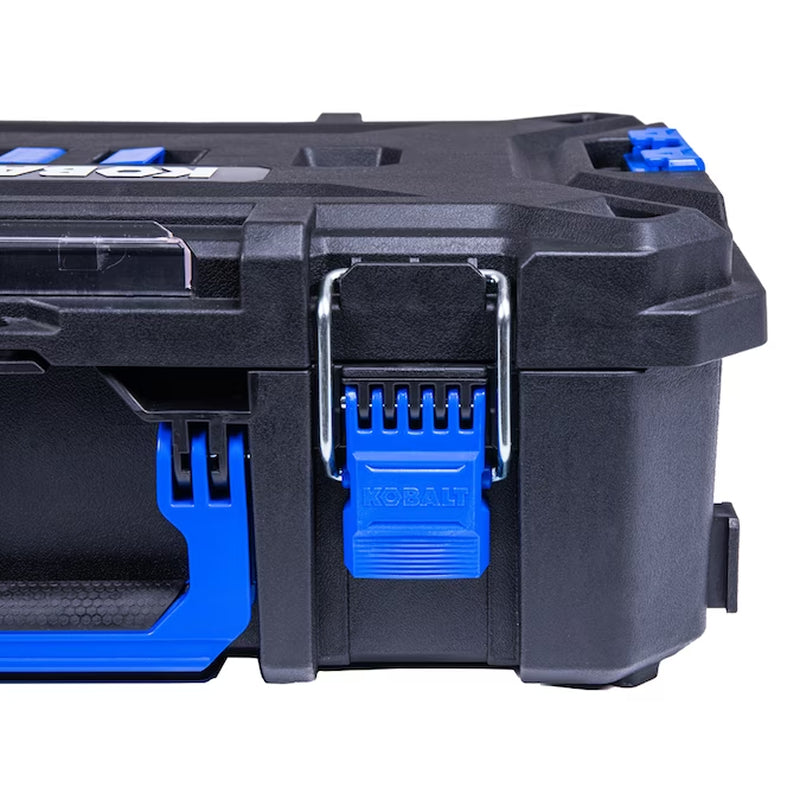 CASESTACK 21.25-In W X 7-In H X 14-In D Black Plastic Tool Box