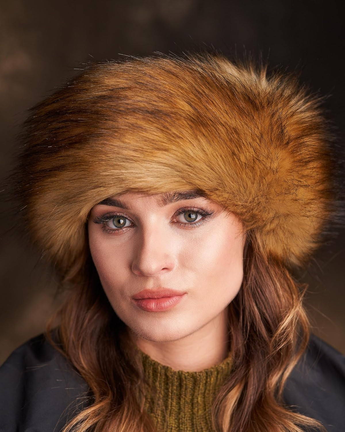 Classic Headband - Faux Fur Headbands for Women - Furry Band for Winter - Size M