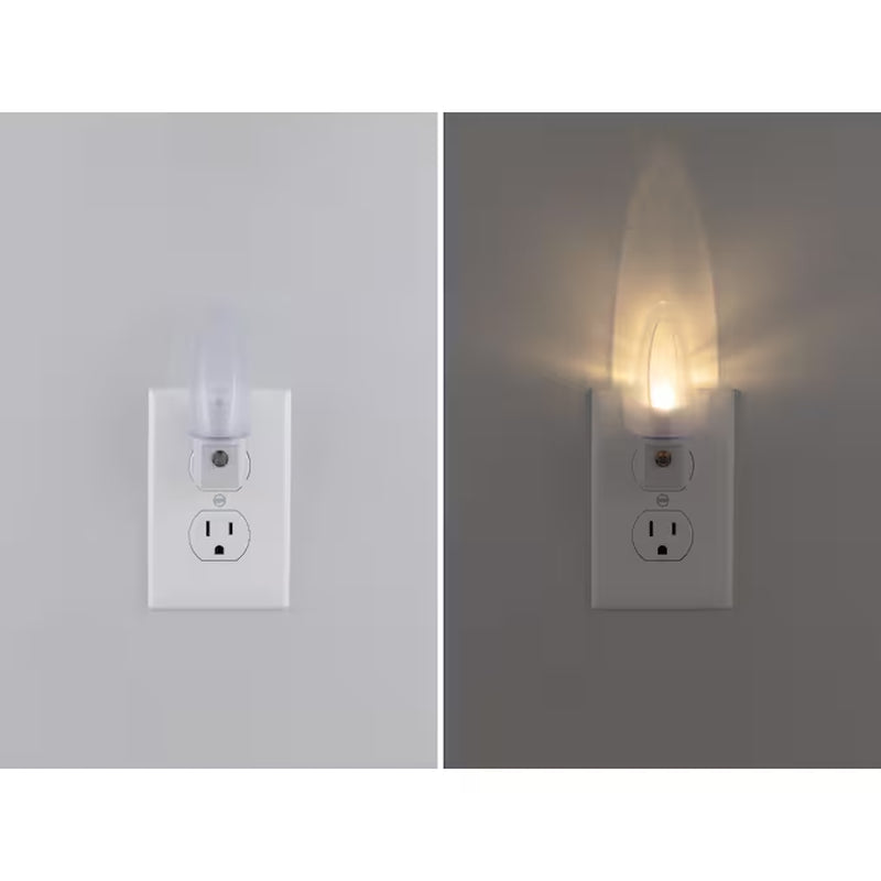 4 -Pack Value Pack White LED Auto On/Off Night Light