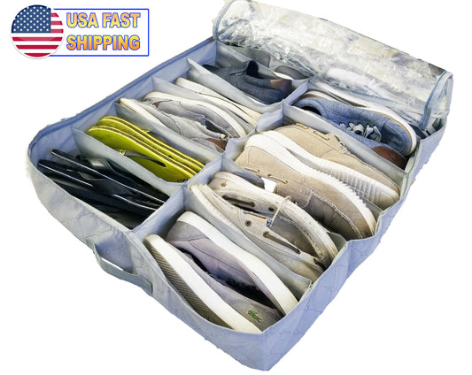 Under Bed Shoe Storage Holder Organizer Chest Container Drawer Shoe Organizer