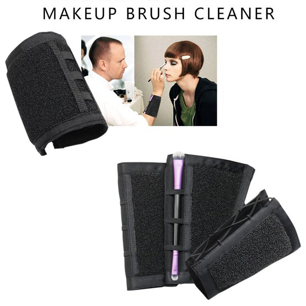 Makeup Remover Color Cleaner Armband Cleaning Arm Sponge Switch for Makeup Brush Color Dedicated Washing Tool
