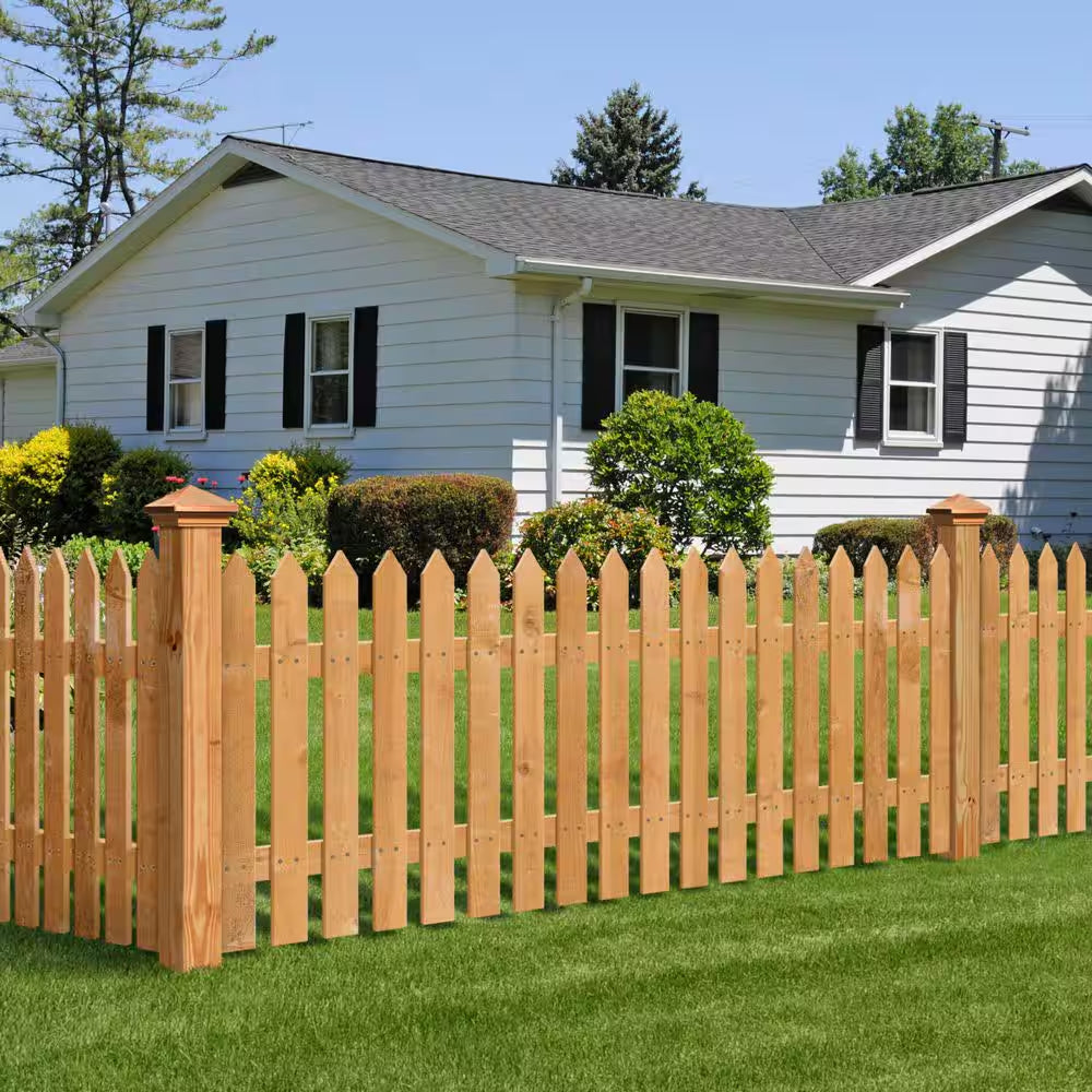 4 In. X 4 In. X 6 Ft. Western Red Cedar Fence Post (2-Pack)