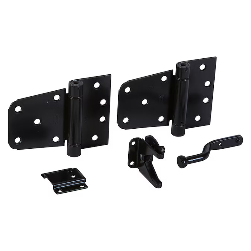 3-1/2-In Black Gate Hardware Kit