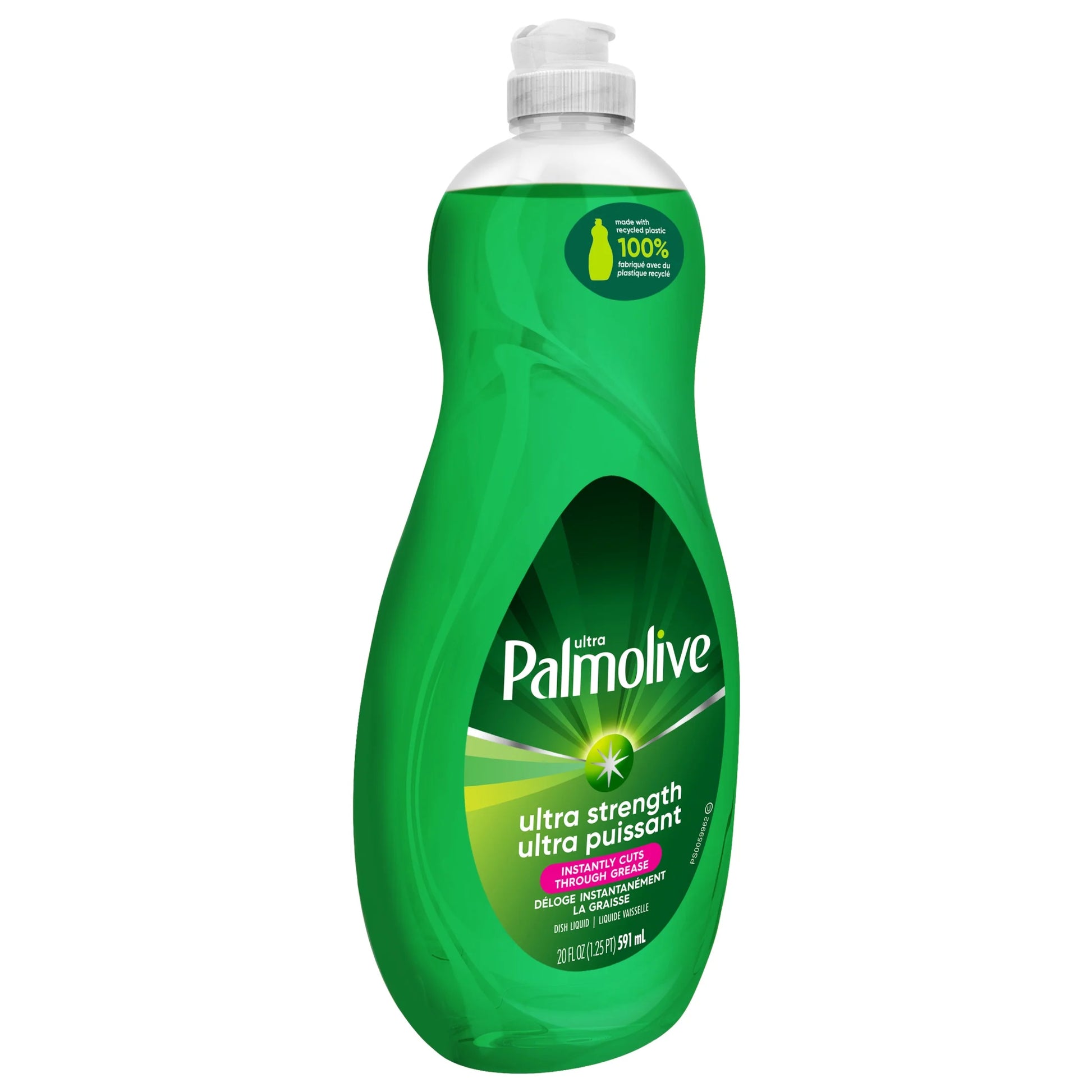 Ultra Strength Liquid Dish Soap, 20 Oz Bottle