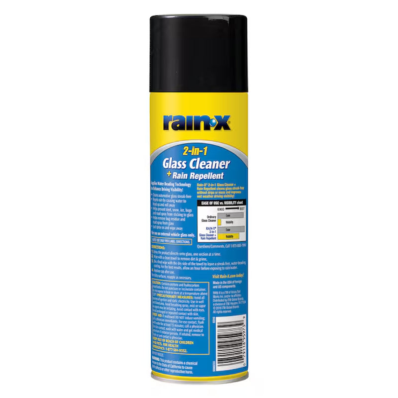 18 -Oz Aerosol Spray Glass Cleaner