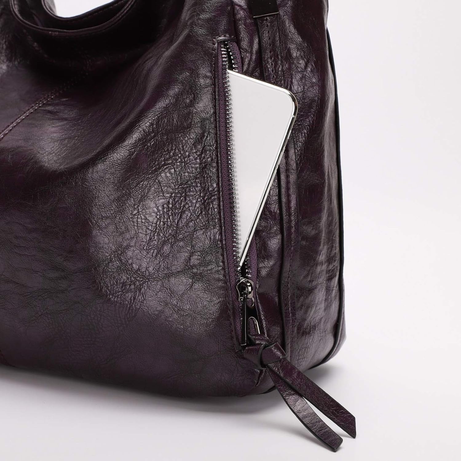 Purses for Women Shoulder Handbag Top Handle Hobo Tote Bags for Women (Purple)