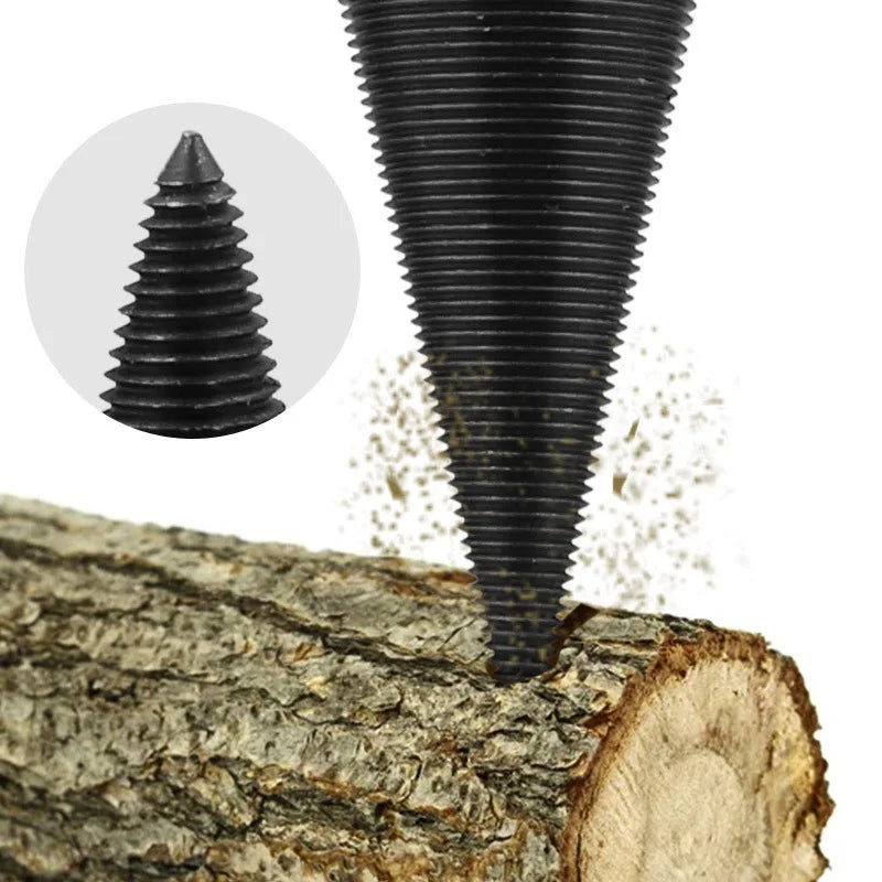 32Mm Wood Drill Bit Splitter Drill Hammer Drill Firewood Splitter Driller Square/Round/Hex Shank Drill Bit Split Drilling Tool