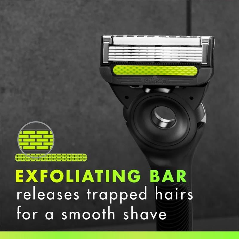 Labs with Exfoliating Bar by Men'S Razor Set - 1 Handle, 2 Razor Blade Refills,