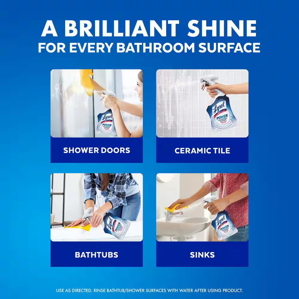 32 Oz. Power Bathroom Foam Disinfecting Cleaner Spray